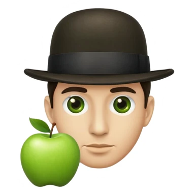 Magritte “the son of man”  sticker