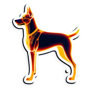 Dog X-rays sticker
