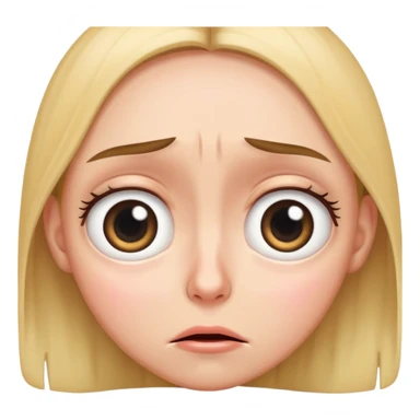 about to cry big eyes  sticker