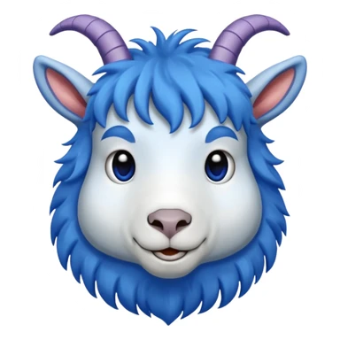 goat blue sticker