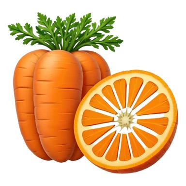 sliced carrot   sticker