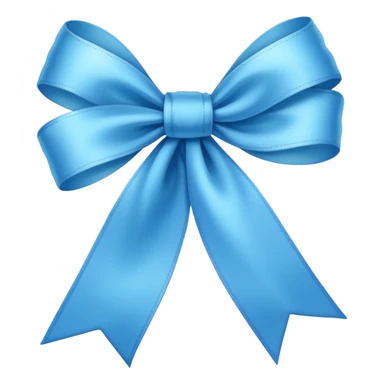 skyblue ribbon sticker