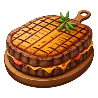 bistec de carne sticker