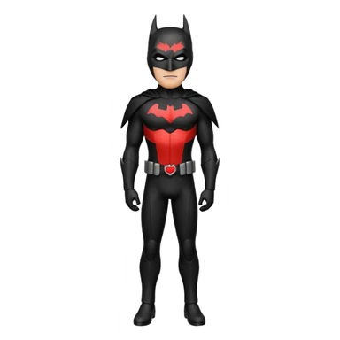 batman beyond full mask standing sticker