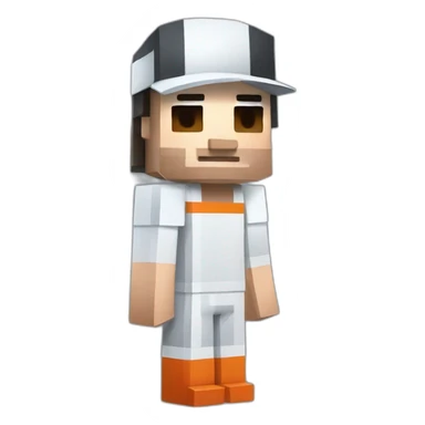 Robert Kubica as Minecraft character sticker