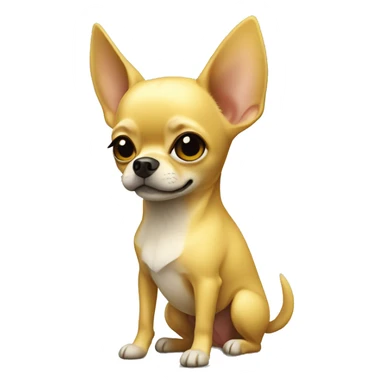 yellow chihuahua mlem sticker