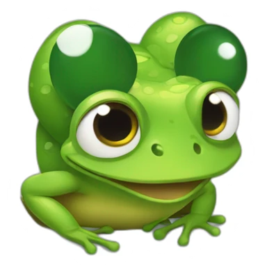 Pépé la grenouille sticker