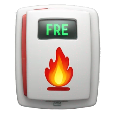 fire alarm sticker