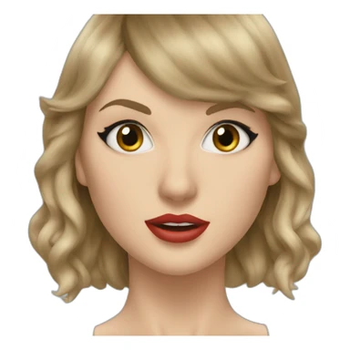 Taylor swift shark hybrid sticker