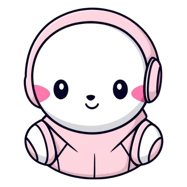 Pink painting sticker