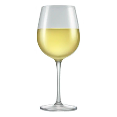 Glass of white wine sticker