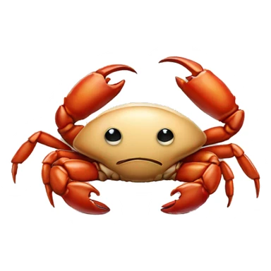 Crab smoking a cigarette  sticker