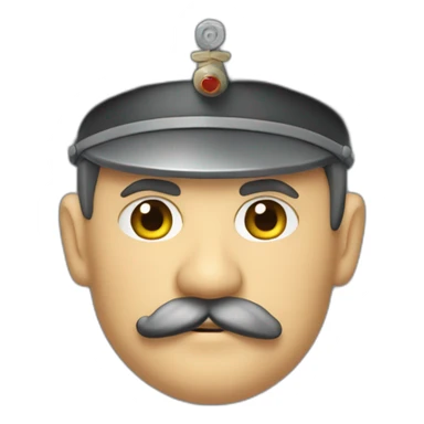 Josef Staline qui fume une pipe sticker