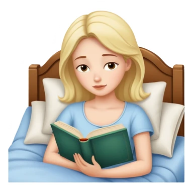 She read a book before bed that made her dream all night long sticker