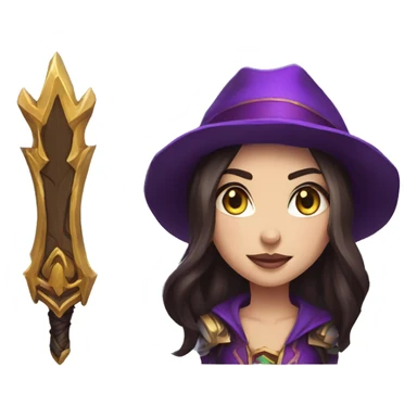 Caitlyn arcane sticker