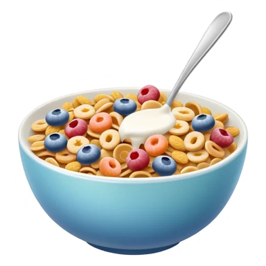 cereal with milk sticker