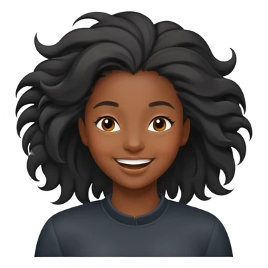 Black girl blown away sticker