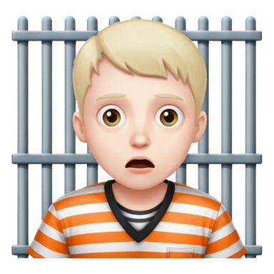 surprised prisoner sticker