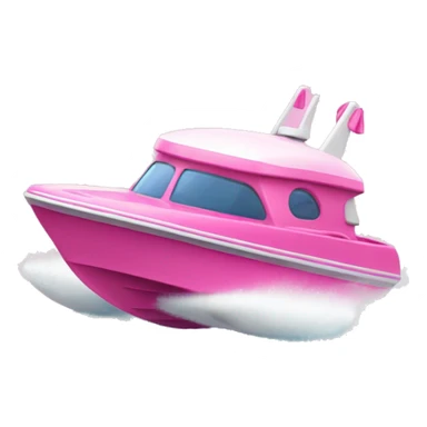 pink speedboat sticker