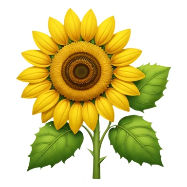Sunflower sticker