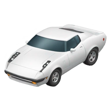 Sportcar with a trailer attached sticker