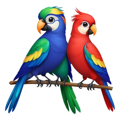 Tropical Birds sticker