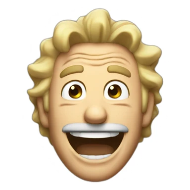 Rick laughing  sticker