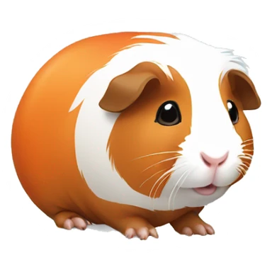 Guinea pig with carrot  sticker
