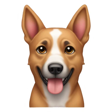 Perro rosado sticker