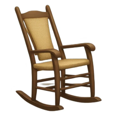 Rocking chair sticker