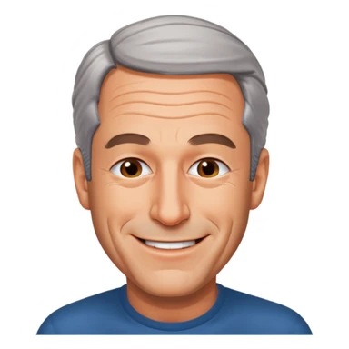 Jeffrey Epstein trying not to laugh sticker