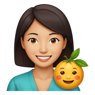 Asian zesty one sticker