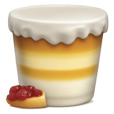 Crème brulee sticker