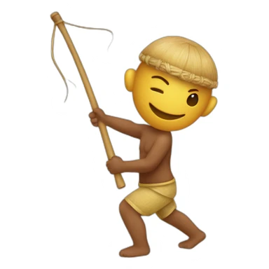 tocando berimbau sticker