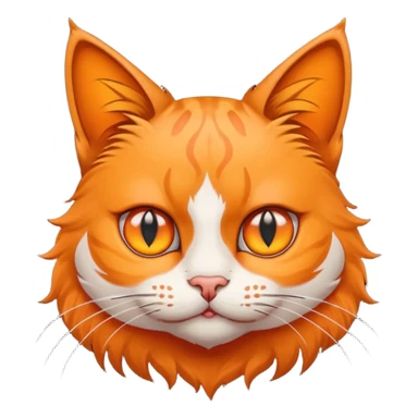 Cat with eyes tats sticker