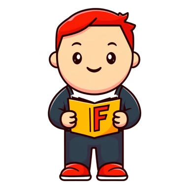 student with red F grade and slumped posture sticker