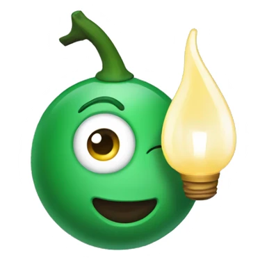 lâmpada acesa e apagada  sticker