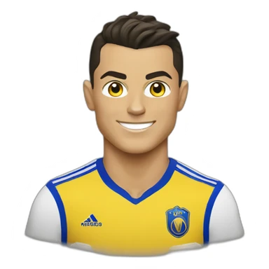 cristiano ronaldo at Al Nassr sticker