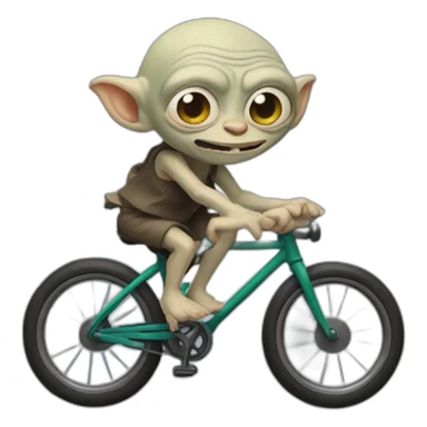 Gollum on a bike sticker