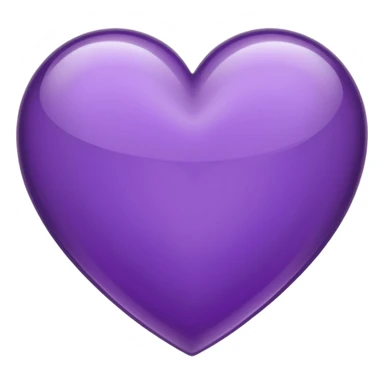 crea un mitad de corazon morado, solo la mitad sticker