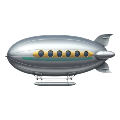 flying zeppelin  sticker