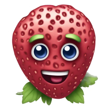 tanghulu with strawberry blueberry and black raspberry  sticker