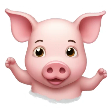 pig in jacuzzi sticker