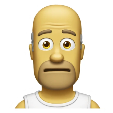 Homer simsons sticker