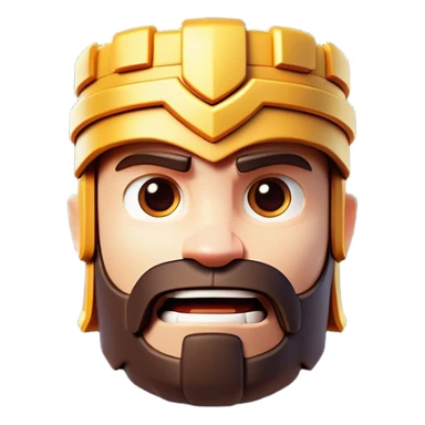 Clash of Clans aesthetic: Cinematic Playful Pixel 3D Key Portrait Emoji, rendered in a 3D vector-style similar to standard emojis with minimal shading and bold, simplified shapes. A compact, distinct form with signature details, softly glowing with a pixelated adventure charm. Simplified yet unmistakably iconic, highly detailed and consistent, glowing with a soft radiance and high shine. Stylized with a touch of classic pixel-art charm and a soft glowing outline, capturing the essence of a beloved gaming relic with a friendly, playful manner! sticker