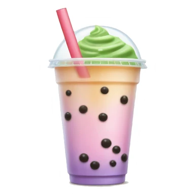 Bubble tea sticker