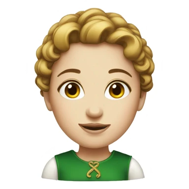 Beautiful irish lady sticker