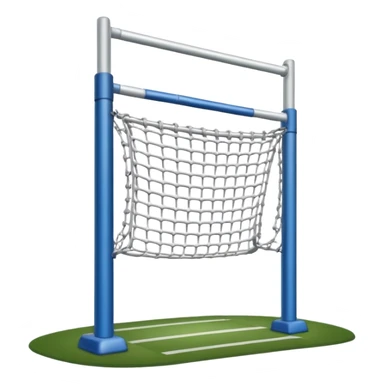 rugby goalposts sticker