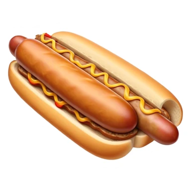 Sausage Sizzle Cinematic Realistic Sausage Sizzle Dish Emoji, depicted as a sizzling sausage tucked into a triangular slice of bread, rendered with rich textures and dynamic, warm lighting. sticker