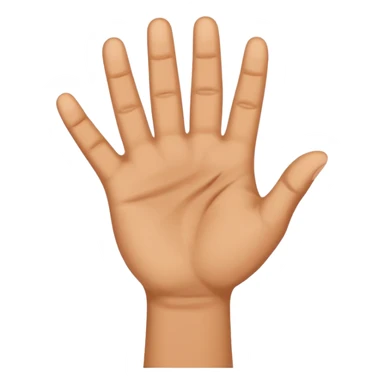 Italian hand sticker